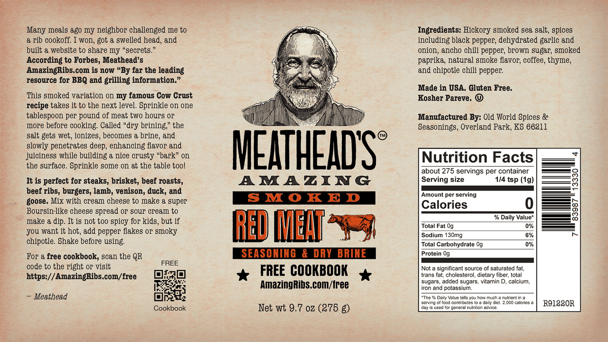 Meathead's Amazing Smoked Red Meat Seasoning & Dry Brine