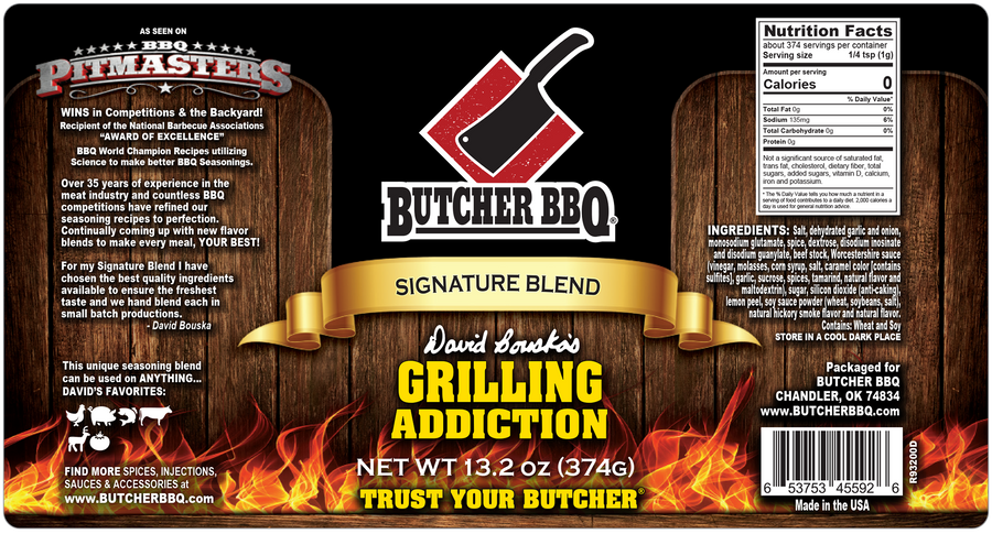 Butcher BBQ Grilling Addiction Signature Blend