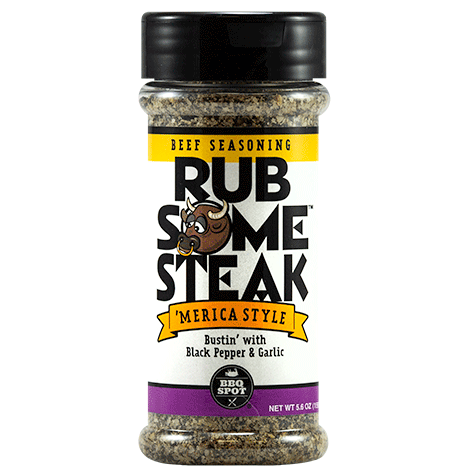 Salt Free Steak Rub, 2.7 oz. In Glass Bottle, Non GMO